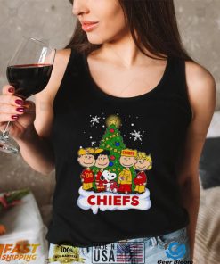 Snoopy The Peanuts Kansas City Chiefs Christmas T Shirt