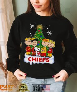 Snoopy The Peanuts Kansas City Chiefs Christmas T Shirt