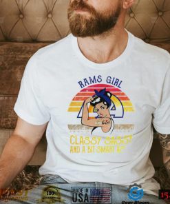 Strong girl Los Angeles Rams girl classy sassy and a bit smart assy vintage 2022 shirt