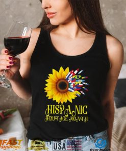 Sunflower Hispanic Latino Americans Hispanic Heritage Month New Design T Shirt