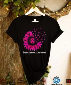 Sunflower Wear Pink Breast Cancer Awareness Women Warrior New Design T Shirt