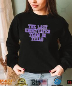 TCU Horned Frogs Football Undefeated Team In Texas Shirt