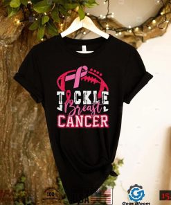 Tackle Football Pink Ribbon Breast Cancer Awareness T Shirt