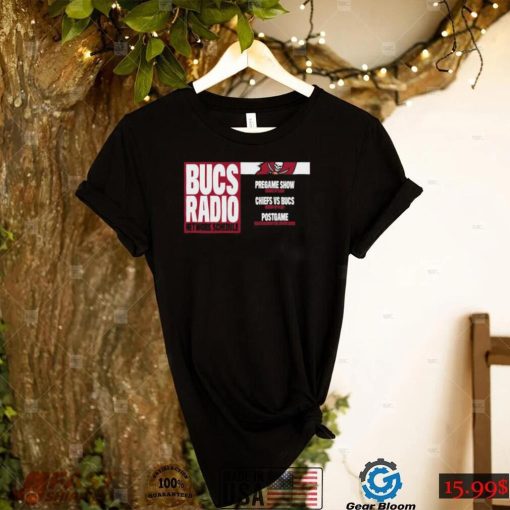 Tampa bay buccaneers bucs radio network schedule shirt