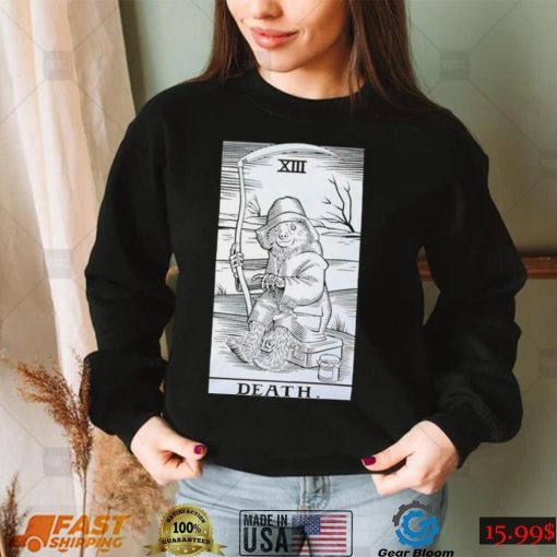 Teddy Bear Reaper death tarot card shirt