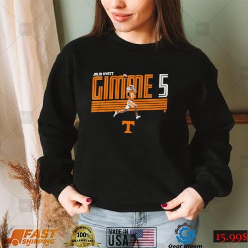 Tennessee Football Jalin Hyatt Gimme 5 Shirt