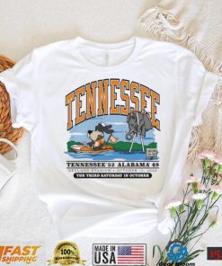 Tennessee SS Smonkey Beat Alabama Elephant 52 49 The Third Saturday In October shirt