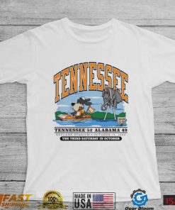 Tennessee SS Smonkey Beat Alabama Elephant 52 49 The Third Saturday In October shirt