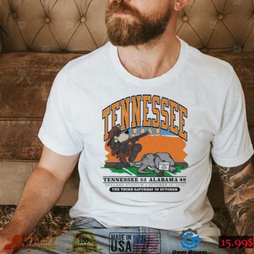 Tennessee Vols Beat Alabama 52 49 The Third Saturday In October shirt