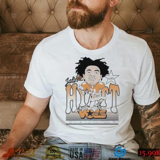 Tennessee Volunteers Jalin Hyatt Caricature Wide Receiver U Shirt