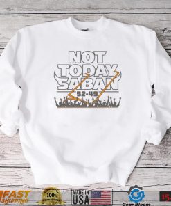 Tennessee Volunteers Not Today Saban Score Shirt