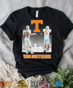 Tennessee Volunteers Peyton Manning And Hendon Hooker Signatures Shirt