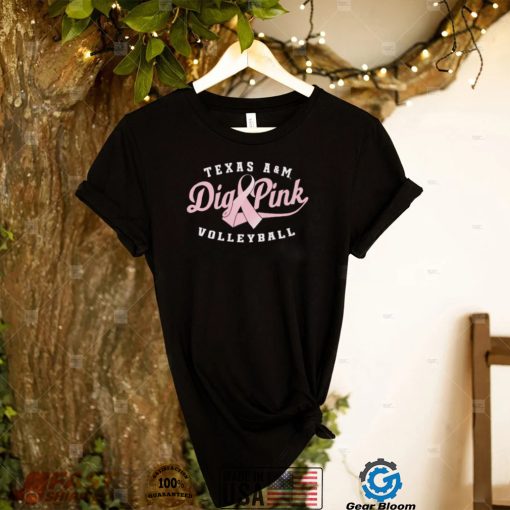 Texas A&M Aggies Dig Pink Breast Cancer Volleyball shirt