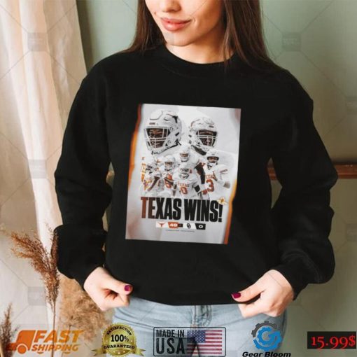 Texas Longhorns Football Red River Showdown Wins 2022 Shirt