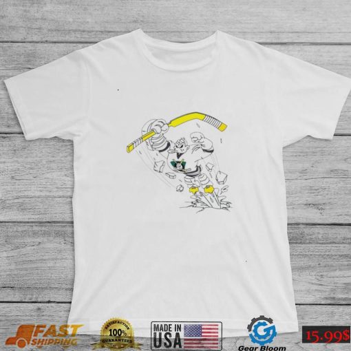 The Anaheim Mighty Ducks mascot NHL hockey shirt