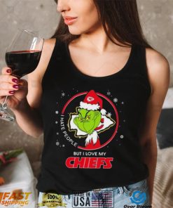 The Grinch I Hate People But I Love My Kansas City Chiefs Christmas T shirt