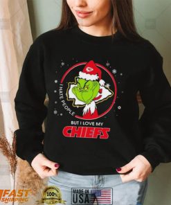 The Grinch I Hate People But I Love My Kansas City Chiefs Christmas T shirt