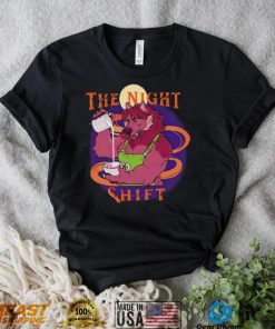 The Night Shift wolf with capuchino coffee shirt