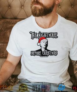The nightmare before Christmas Joe Biden with Santa hat 2022 shirt
