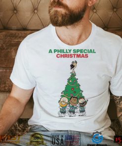 Jason Kelce Jordan Mailata And Lane Johnson A Philly Special Christmas Tree Sweatshirt