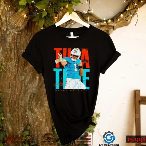 Tua Tagovailoa Miami Dolphins signature 2022 shirt