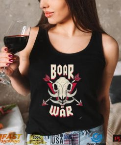 The Wild Boar skull Boar of War Halloween shirt