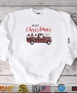 Merry Christmas Gnomes Buffalo Plaid Truck T Shirt