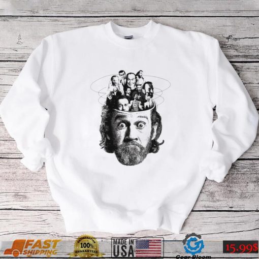 George Carlin amazing brain art shirt