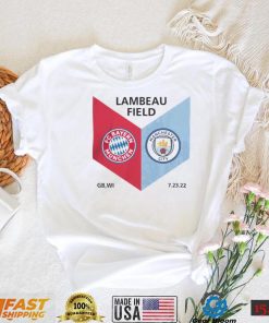 Manchester City Fc Bayern Munich Lambeau Field 2022 Shirt