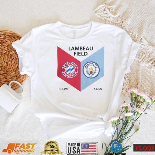 Manchester City Fc Bayern Munich Lambeau Field 2022 Shirt