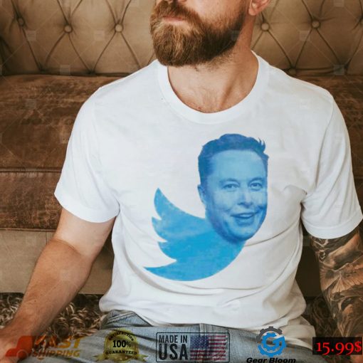 Blue Bird Elon Musk Twitter Shirt