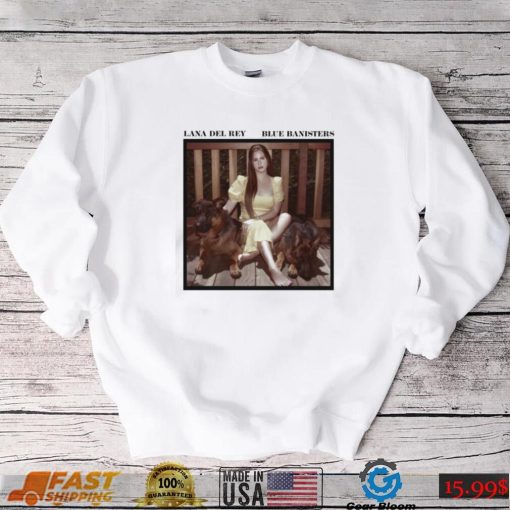 Dixiedemalio Lana Del Rey Blue Banisters Shirt