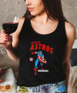 Houston Astros Captain America Marvel retro shirt