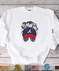 Atlanta Braves Messy Buns Shirt, Braves Baseball Shirt, Atlanta Womens Shirt