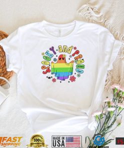 Spooky and Proud Halloween ghost LGBT Gay Pride 2022 shirt