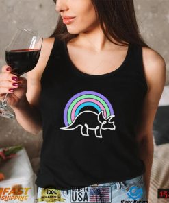 Triceratops Rainbow Summer squad shirt