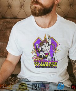 WWE Illustrated Ultimate Warrior logo shirt