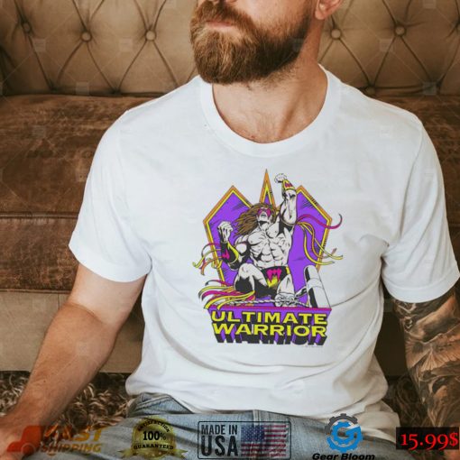 WWE Illustrated Ultimate Warrior logo shirt