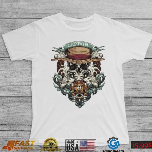 Monkey D. Luffy One Piece Captain logo shirt