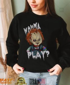 Wanna Play Halloween Chucky T Shirt For Fans