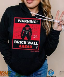 Warning Jaheim Thomas Brick Wall Ahead Signature Shirt