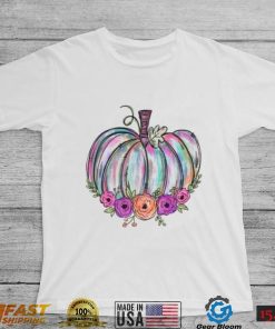 Watercolor Pumpkin Halloween T Shirt