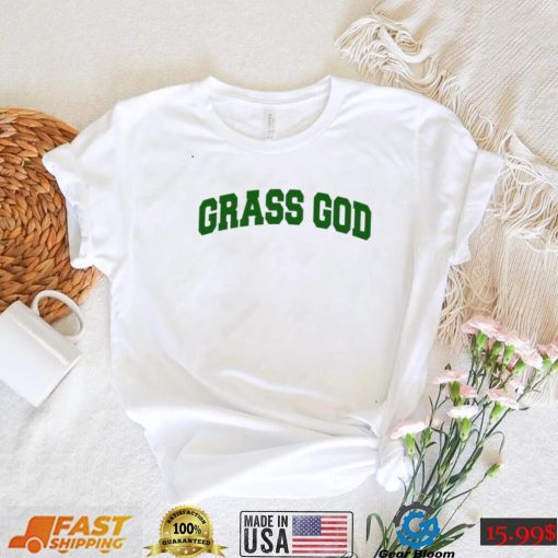 Grass God Green note shirt