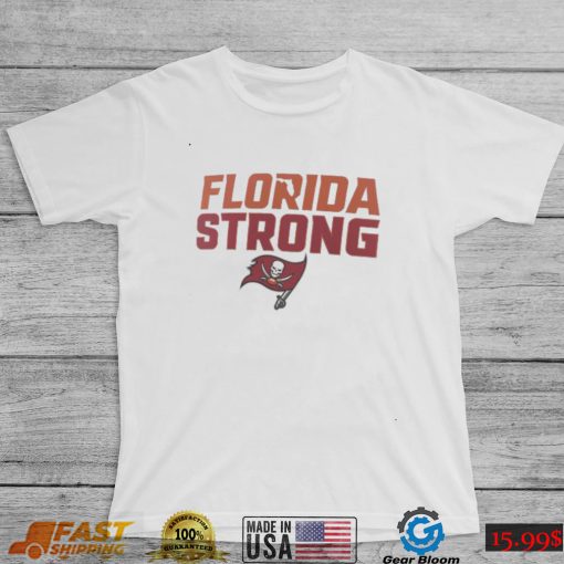 Official NFL Tampa Bay Buccaneers Florida Strong Logo 2022 T Shirt