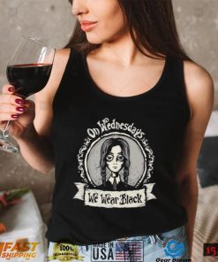 Wednesday Addams on Wednesdays we wear black Halloween shirt