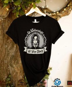 Wednesday Addams on Wednesdays we wear black Halloween shirt