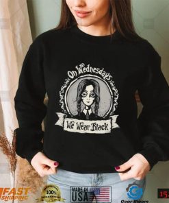 Wednesday Addams on Wednesdays we wear black Halloween shirt