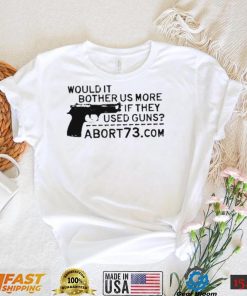 Would it bother US more if they used guns art shirt