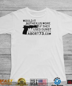 Would it bother US more if they used guns art shirt