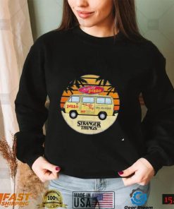 Surfer Boy Pizza Van Stranger Things bus vintage shirt